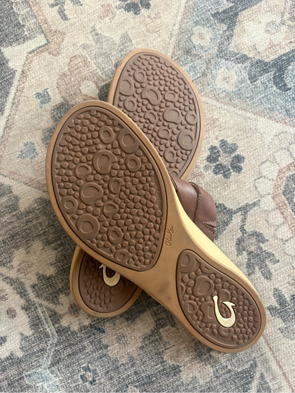 Women's OluKai Kaekae Ko'o Leather Sandals size 10 - Picture 4 of 5
